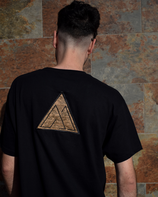 Tierra de Volcanes Camiseta (Negra)