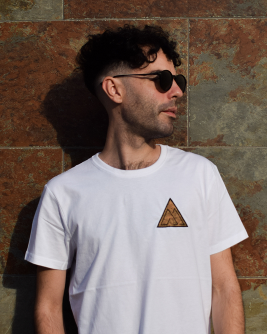 Tierra de Volcanes Camiseta (Blanca)
