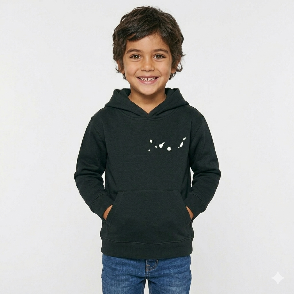Sudadera "Islas Canarias" Negra (Unisex)