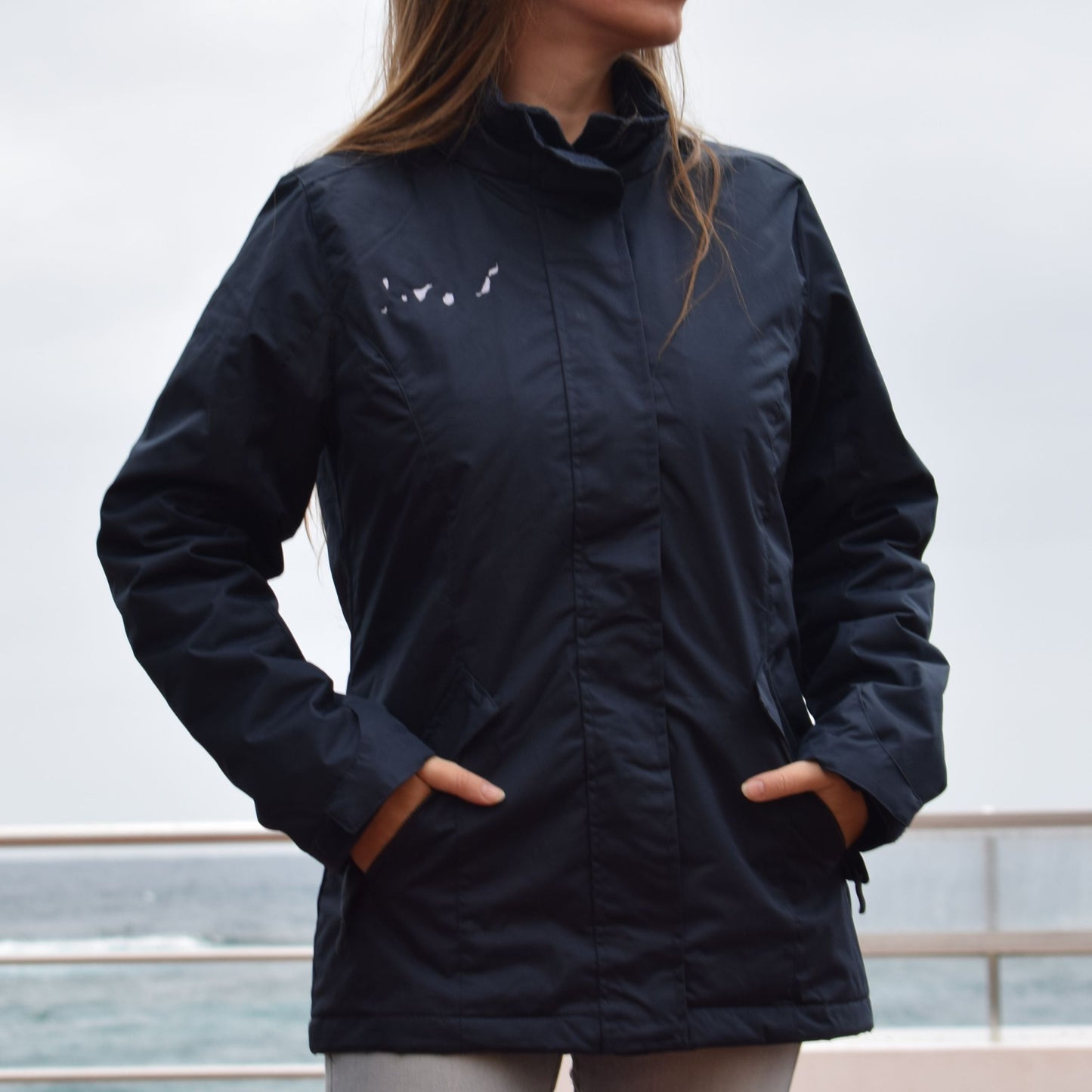 Chaqueta impermeable mujer