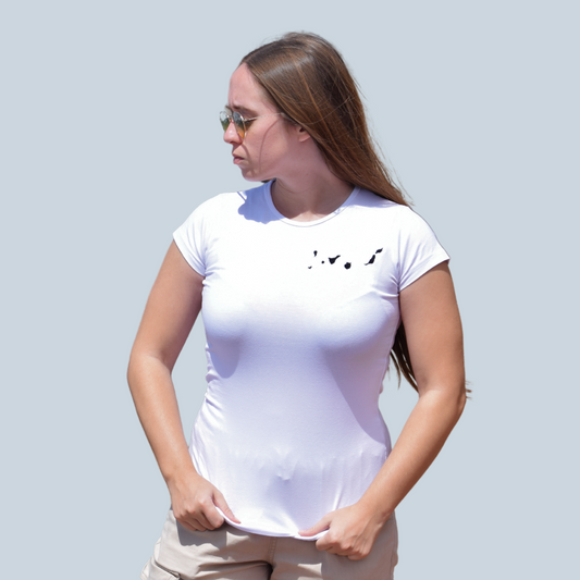Islas Canarias Camiseta Mujer (Blanca)