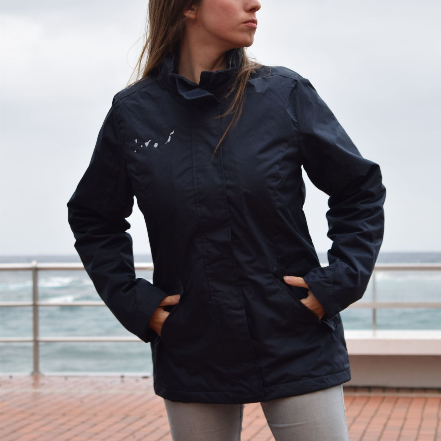 Chaqueta impermeable mujer