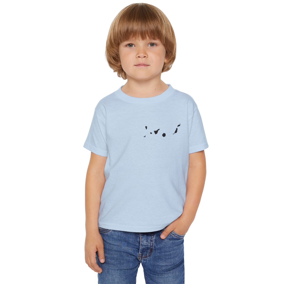 Niños Camiseta "Islas Canarias" Azul (Unisex)