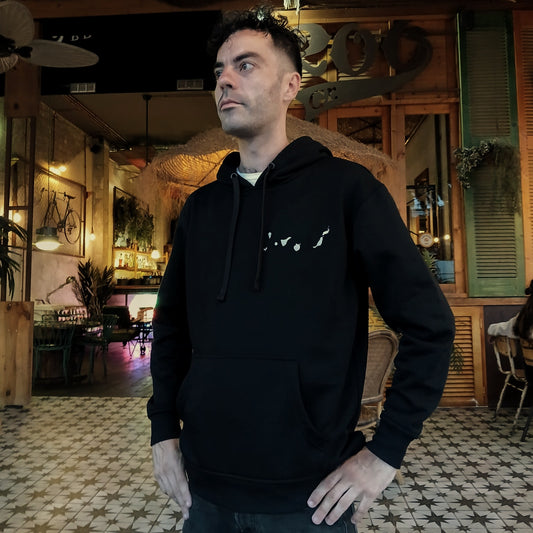 Sudadera y Camiseta (Negro)