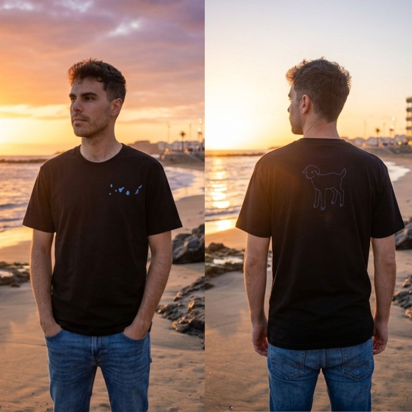 Islas Canarias "El Baifo" Camiseta Bordada (Edición limitada)