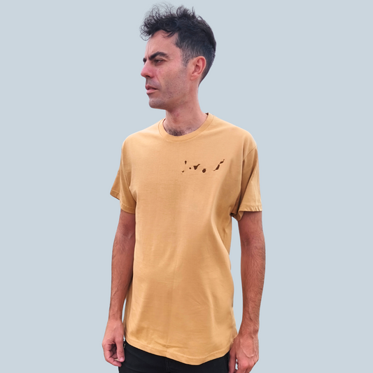 Islas Canarias Camiseta Bordada (Arena)